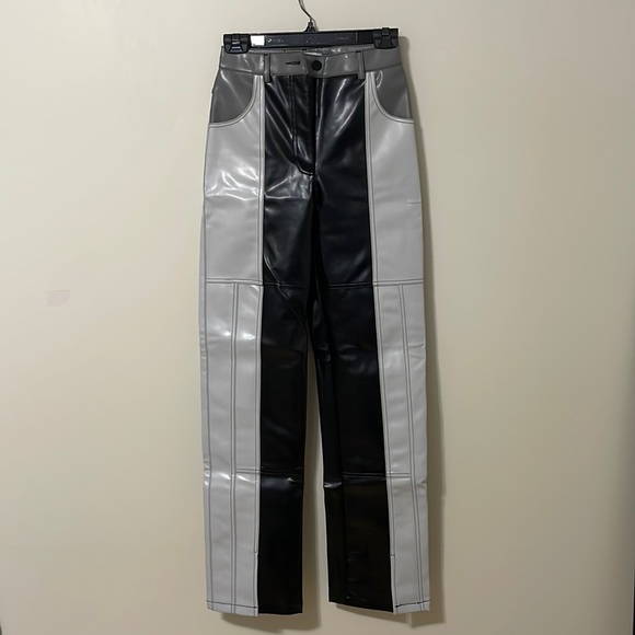 LAAGAM - Maddox Faux Leather Pants - Size 34 - Picture 2 of 5